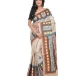 Handloom Tassar Saree Made Coloure Comfortable,Lightweight Ethnic Wear Saree For Women'S With Unstiched Blouse Piece